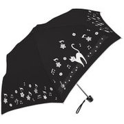 MK618500 [折畳傘 レディース 晴雨兼用 ブラック 50cm]
