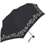 MK617300 [折畳傘 レディース 晴雨兼用 ブラック 50cm]