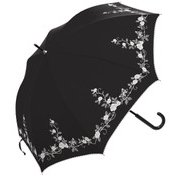 MK617700 [長傘 レディース 晴雨兼用 ブラック 50cm]