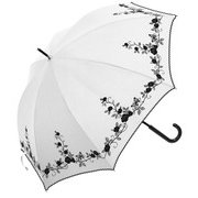 MK617700 [長傘 レディース 晴雨兼用 オフ ホワイト 50cm]