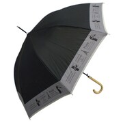 LG-208B [長傘 レディース ブラック 60cm]