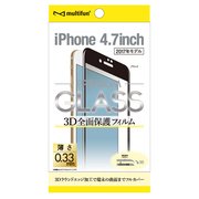 BL-PF22-BKIPHONE [iPhone 8用 PREMIUM GLASS 3D 全画面保護フィルム ブラックフレーム]