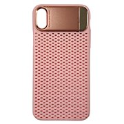 BL-PF21-PK [iPhone X用 メタルスタンドケース メッシュタイプ メタルスタンドケース メッシュタイプ ピンク]