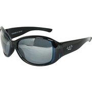 D.FLYMAN ディーフライマン クリアブルーブラック/ライトスモークシルバーミラー [サングラス]