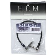 ギターケーブル HKM-NINJA パッチケーブル 0.25LL