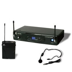 ワイヤレスシステム KWS-899P/HM-38 ワイヤレスヘッドセットマイクセット