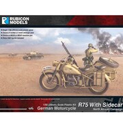 WWII ドイツ軍 R75 サイドカー 北アフリカ戦線仕様 [1/56 ミリタリーシリーズ No.52]