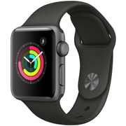Apple Watch Series 3 (GPS) - 38mm スペースグレイアルミニウムケース と グレイスポーツバンド MR352J/A