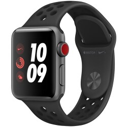 ヨドバシ.com - アップル Apple Apple Watch Series 3 Nike+ （GPS + Cellularモデル） - 38mm  スペースグレイアルミニウムケース と アンスラサイト/ブラックNikeスポーツバンド [MQM82J/A] 通販【全品無料配達】