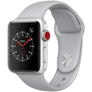 Apple Watch Series 3 (GPS + Cellularモデル) - 38mm シルバーアルミニウムケース と フォッグスポーツバンド MQKF2J/A