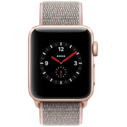 ヨドバシ.com - アップル Apple Apple Watch Series 3 （GPS + Cellularモデル） - 38mm  ゴールドアルミニウムケース と ピンクサンドスポーツループ [MQKL2J/A] 通販【全品無料配達】