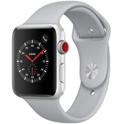 Apple Watch Series 3 (GPS + Cellularモデル) - 42mm シルバーアルミニウムケース と フォッグスポーツバンド MQKM2J/A