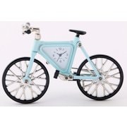 置時計 ミニチュアクロックコレクション 自転車 ライトブルー C3005-LBL