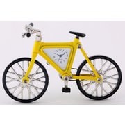置時計 ミニチュアクロックコレクション 自転車 イエロー C3005-YL