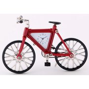 置時計 ミニチュアクロックコレクション 自転車 レッド C3005-RD
