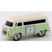 置時計 ミニチュアクロックコレクション バス グリーン C3159-GR