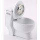 置時計 ミニチュアクロックコレクション トイレ 便器 ホワイト C3200-WH