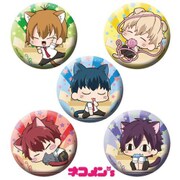 高校星歌劇 -スタミュ- ネコメンズ缶バッジ 5個セット [キャラクターグッズ]