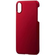 SB-IA17-HCRB/RD [iPhone X用ケース ラバーケース レッド]