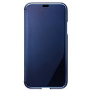 SB-IA17-FPPN/BL [iPhone X フリップケース メタリックブルー]