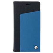 SB-IA17-FPSE/BL [iPhone X 手帳型ケース マットブルー×ネイビー]
