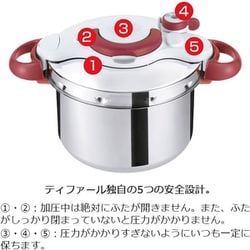 ヨドバシ.com - ティファール T-fal P4620669 [クリプソミニット イージー ルビーレッド 4.5L] 通販【全品無料配達】