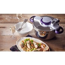 圧力鍋 クリプソ ミニット パーフェクト パープル　6L 4-6人用ティファール 楽天市場】ティファール 圧力鍋 クリプソ ミニット イージー 6L
