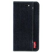 LEVI-iP7-print [iPhone 8用ケース デニム 手帳型]