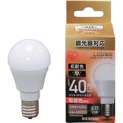 LED電球 E17口金 広配光タイプ 40形相当 電球色 密閉器具・調光器対応 LDA5L-G-E17/D-4V3