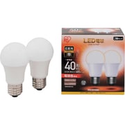 LED電球 E26口金 広配光タイプ 40形相当 電球色 密閉器具対応 2個セット LDA5L-G-4T52P