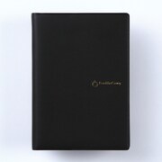 ダイアリー 2018年1月始まり A6 1日1ページ PVC ブラック 63699