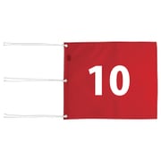M-111 ナイロン四角旗番号付 9枚セット 10～18