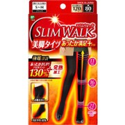 美脚ケア スリムウォーク 美脚タイツあったか満足＋ ブラック S-Mサイズ