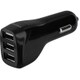 DC充電器 USB3ポート ブラック LP-DCUSB02BK
