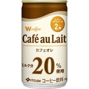 W coffee カフェオレ 165g×30缶