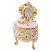 EX441-3 [Miniature JewelryBox Series Miniature furniture ミニドレッサー ホワイト]