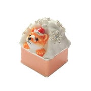 JewelryBox 柴犬 ふくとこてつ 四季シリーズ ふくとかまくら 茶 EX510-7