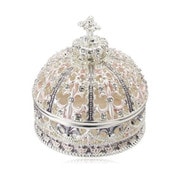 MN009-2 [Miniature JewelryBox Series JewelryBox ミニチュアクラウン シルバーパープル]