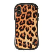 iPhone X専用 iFace First Class Africaケース ヒョウ