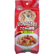 いつものごちそう ささみ＆野菜 ビーフ入り [犬用 ウェットフード 80g×3パック]