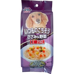 いつものごちそう ささみ＆野菜 11歳以上用 [犬用 ウェットフード 11歳以上 80g×3パック]