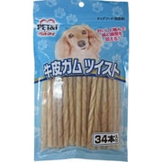 牛皮ガム ツイスト [犬用おやつ 34本 間食用]