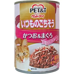 いつものごちそう かつお＆まぐろ かにかま入り [猫用 水煮 400g 一般食]
