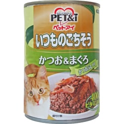 いつものごちそう かつお＆まぐろ かつおぶし入り [猫用 水煮 400g 一般食]