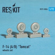 RSK720006 [1/72 レジン製ディティールアップパーツ No.72-0006 F-14A/B トムキャット ホイールセット]