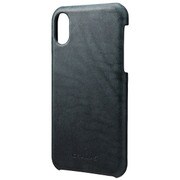 TOIANO Shell Leather Case for iPhone X Dark Navy [iPhone X用 ケース]