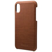 TOIANO Shell Leather Case for iPhone X Dark Brown [iPhone X用 ケース]