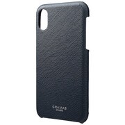 EURO Passione Shell PU Leather Case for iPhone X NVY [iPhone X用 ケース]