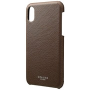 EURO Passione Shell PU Leather Case for iPhone X BRW [iPhone X用 ケース]