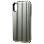 Rib Hybrid Case for iPhone X Gray [iPhone X用 ケース]